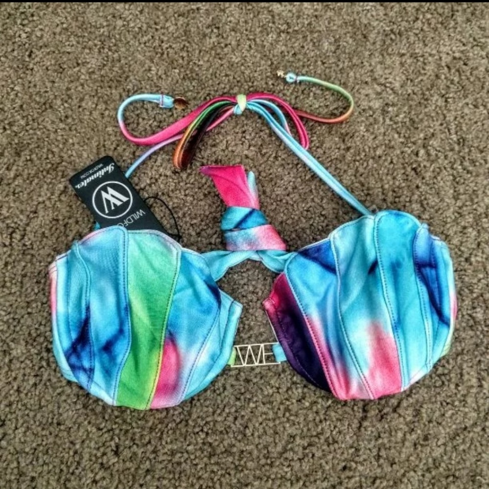 Wildfox Mermaid Shell Bikini Top Size Small
